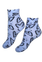 TL275  Носки детские св.голубой меланж