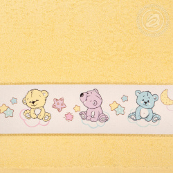 Мойдодыр хлопок АРТ Дизайн полотенце 70*130 желтое (Мойдодыр хлопок АРТ Дизайн полотенце 70*130 желт