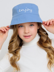 065_БП24 Панама  голубой/молочный р.52-54