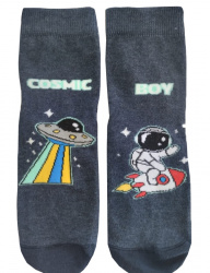 TL285 Носки детские т.синий меланж