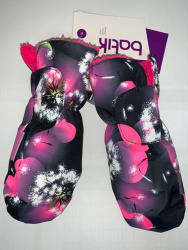 113-22о Краги для девочки розовый принт МИКС (3-4 года)