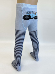 K101S Колготки светло голубой меланж 