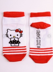 TB338 Носки детские бело-красный