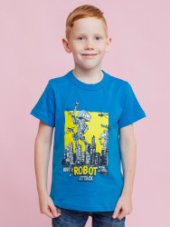 028_БК24 Футболка кор.рукав д/м синий