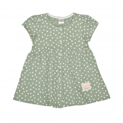 Платье на кнопках впереди шалфей 