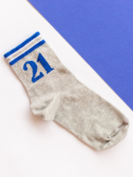 T453 Носки детские св.серый м-ж 