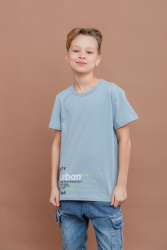 114_БК25 Футболка кор.рукав  серый 