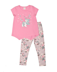 Костюм 186837б единорожка туника+лосины  