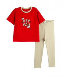 Костюм 1287А6 красно-серый