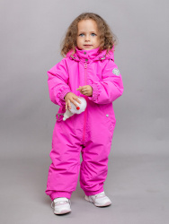 605-24в-1 Комбинезон для мальчика и девочки "Валли" ярко-розовый р.80-48