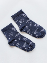 TL260 Носки детские т.синий