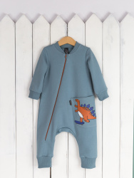 К304/5-Ф(М) Комбинезон д/м без капюшона (динозаврик/полынь)