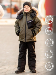 458-24з-1 Комплект для мальчика "ВЛАД" темный хаки 