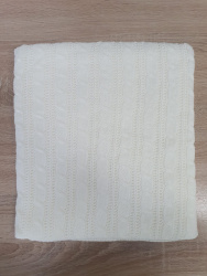 Плед вязаный без подклада