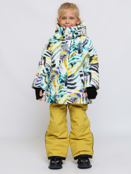 727-25з-1 Комплект для девочки «АМАНДА» мультиколор/горчица