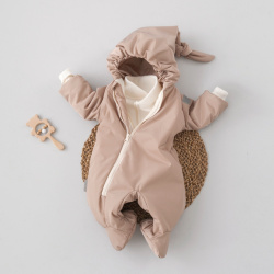 Комбинезон "Новый Гномми-1" демисезонный, капучино(р. 20 (рост 62-68 см))