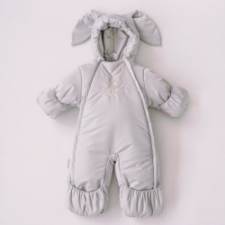 Комбинезон "Зайкин" демисезонный, капучино(р. 18 (рост 56-62 см))