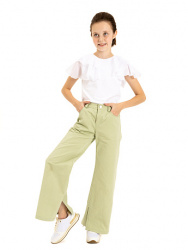 О55887 Брюки дев. зеленый