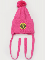 01557-22 ШАПКА "Ennio" р.48 розовый неон