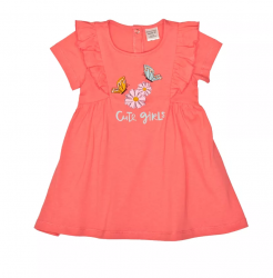 Платье коралловый