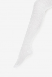 K300 Колготки ажурные с пяткой ромбик