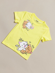 009_БК24 Футболка кор.рукав д/д желтый 