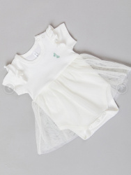 045_ОН23 Боди кор.рукав молочный