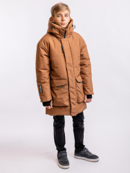 773-25з-1 Парка для мальчика «РОМАН» кешью 