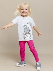 021_БК24 Леггинсы (брюки) д/д фуксия 