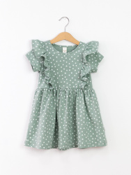 С176/2-К Платье "Snowballs" (цвет полынь)