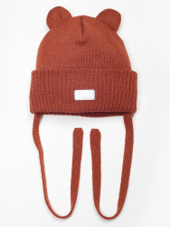 01585-22 ШАПКА "Bear" терракот