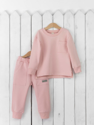 КД436/1-Ф Комплект детский (Джемпер+брюки/светлая пудра), р. 122