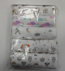 Трикотажная пеленка из футера 90*110