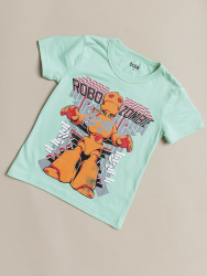 035_БК24 Футболка кор.рукав д/м ментол 