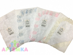 Набор на выписку 9 предметов с кружевом бязь