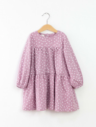 С181/1-К Платье "Snowballs" (цвет лила)