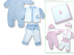 Комплект на выписку розовый