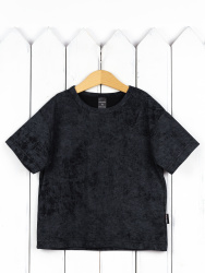 Ф142/1-К(М) Футболка (кулирка варёная/чёрный)