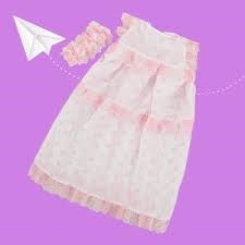 Крестильный набор шитье розовое 2 предмета