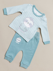 058_ОН24 Комплект д/м (лонгслив + штанишки) мультиколор