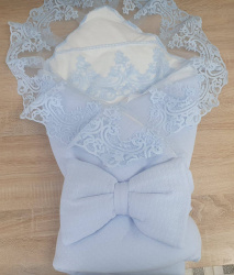 Конверт одеяло (Одеяло, уголок нарядный, бант на резинке)