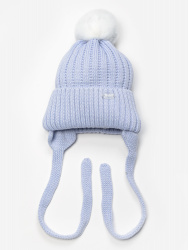 01655-22 ШАПКА "Зая" р.48 св.голубой