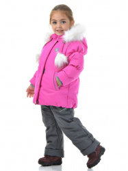 Костюм лыжный для девочки 180-21 зима (4)Размеры 86, 92, 98, 104