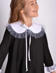 Школьный воротник с фатином 