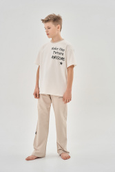 Костюм, 729-16-24/1, молочный