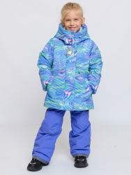 727-25з-1 Комплект для девочки «АМАНДА» мультиколор/ярко-синий