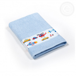 Мойдодыр хлопок АРТ Дизайн полотенце 70*130 голубое (Мойдодыр хлопок АРТ Дизайн полотенце 70*130 гол