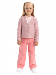 О56340 Брюки дев. розовый