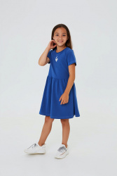 Платье, 216-16-223, синий