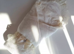 Одеяло вязанное 